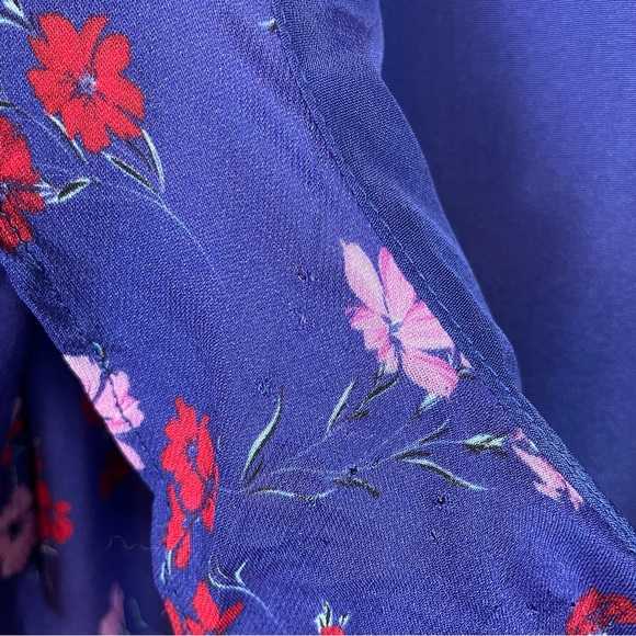 La Maison Talulah The Yearning Floral-Print Ruffle Midi Dress Size Small - Picture 14 of 15